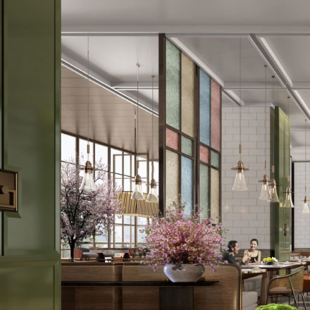 成都酒店标识设计中的能量点地图绘制